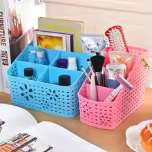 Desk Organizer Set - Multi-Compartment Storage Box for Office & Home