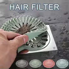 Drain Hair Catcher - Silicone Sink & Shower Drain Filter Cover