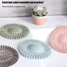Drain Hair Catcher - Silicone Sink & Shower Drain Filter Cover