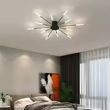 Modern LED Ceiling Light - Dimmable Chandelier for Living Room & Bedroom